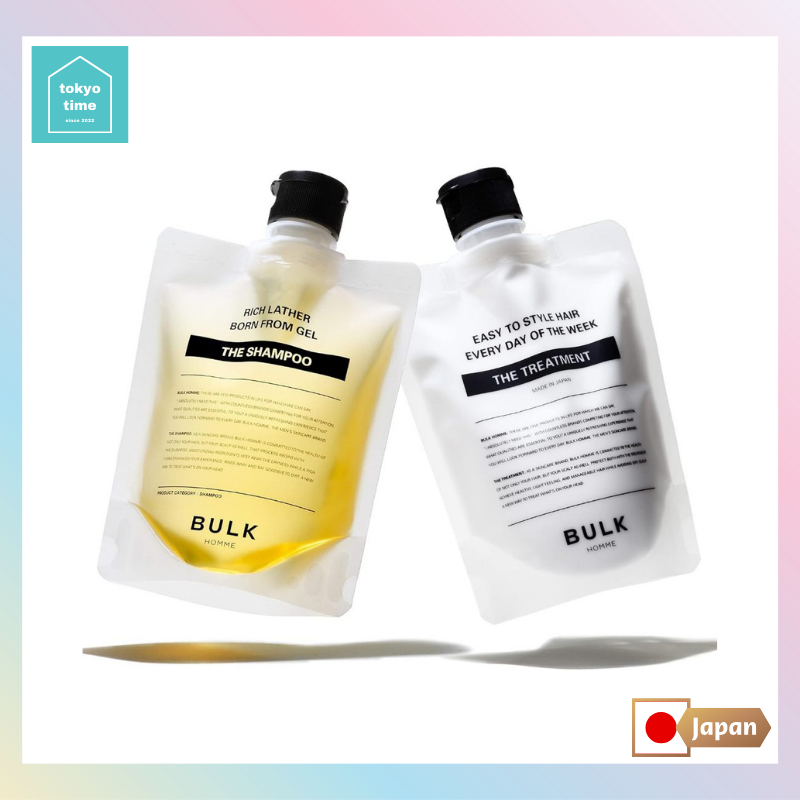 [BULK HOMME] 洗髮精&護理_BULK HOMME_洗髮精 200g / 護理 180g [日本直送]