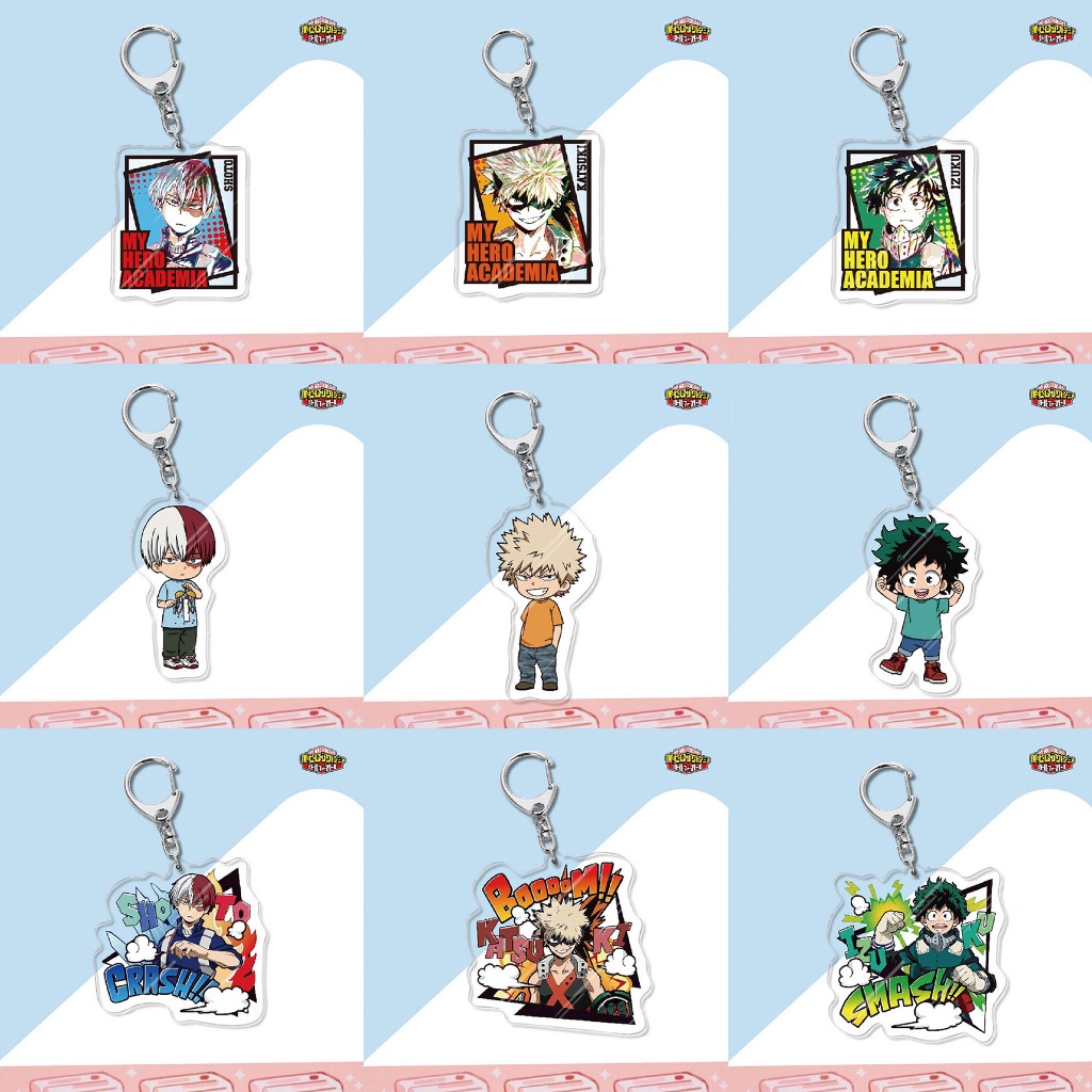 ⚡️J⚡️【現貨】我的英雄學院 吊飾 鑰匙扣 我英 綠谷 爆豪 焦凍轟 歐爾邁特 渡我被身子 茶毘 安德瓦 霍克斯