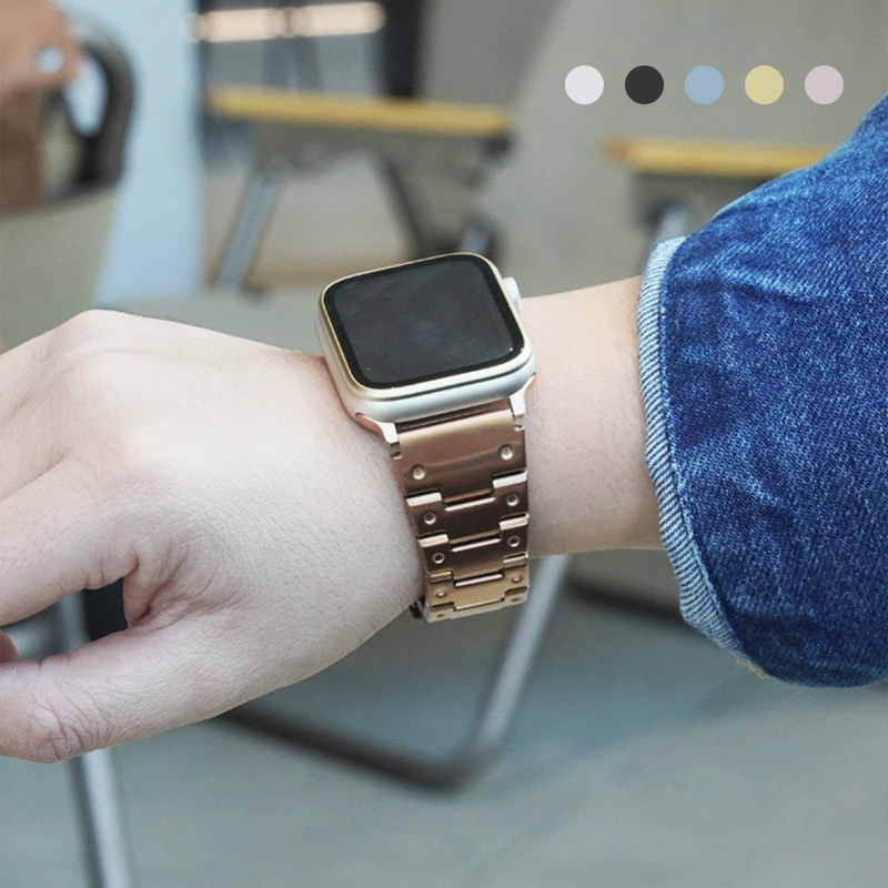 【日韓金屬款！】Apple Watch 不銹鋼金屬錶帶 46/45/44/42/41mm 10/9/8/7/SE代