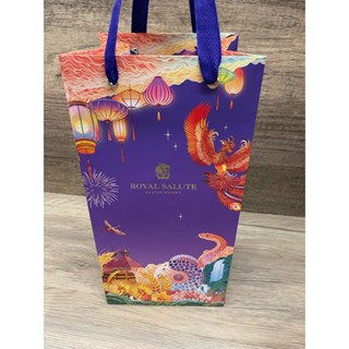 全新商品皇家禮炮-鳳凰紫色限量提袋 紙袋