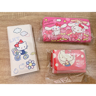 全新❤️三麗鷗❤️正版Hello Kitty系列 凱蒂貓×大耳狗~可愛長夾和短夾 共三款 女用可愛收納皮夾 可收納零錢💕