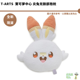 T-ARTS TTA 寶可夢中心 炎兔兒臉部抱枕 POKEPEACE【皮剋星】全新現貨