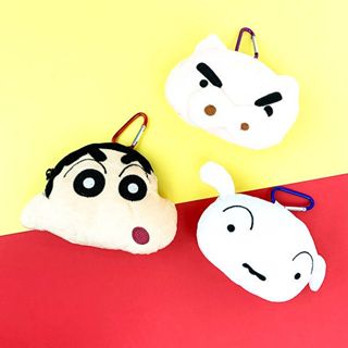 日本景品 日貨 日本進口 全新 蠟筆小新 小白 娃娃 玩偶 交換禮物 安全扣匙扣附布公仔拉鍊吉祥物 小白