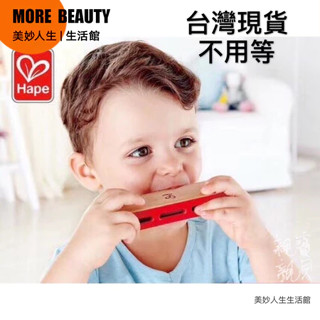 臺灣現貨✅正品德國Hape兒童布魯斯口琴兒童寶寶早教智力早旋律木製益智玩具3歲+ 優質水性漆 布魯斯口琴 兒童口琴