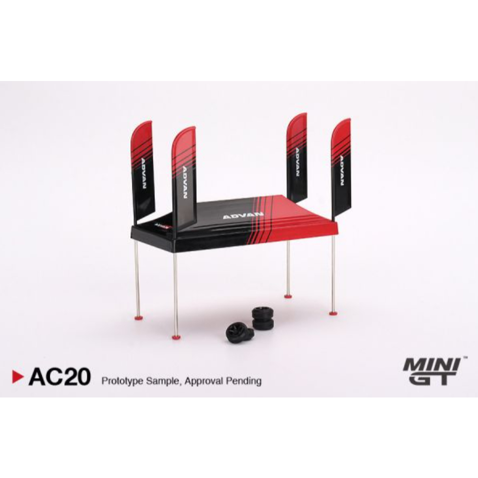 MINIGT 1/64 ADVAN圍場帳篷場景組 Paddock Service Tent Set - ADVAN