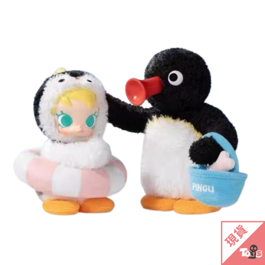 (現貨）POPMART 泡泡瑪特 BABY MOLLY × PINGU 快樂垂釣 搪膠毛絨掛件 盲盒 正版 玩具有毒
