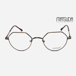 MATSUDA M3144-A 日本松田光弘眼鏡｜天皇御用細緻雕花小框復古純鈦眼鏡架 男生女生品牌眼鏡框【幸子眼鏡】