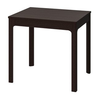 北歐IKEA宜家EKEDALEN延伸桌實木橡木餐桌工作桌/深棕/縮短80延長120/二手八成新/原$5499特$3300