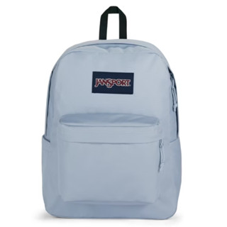 JANSPORT SUPERBREAK PLUS 經典後揹包 粉嫩藍 (JS0A4QUE7G7)