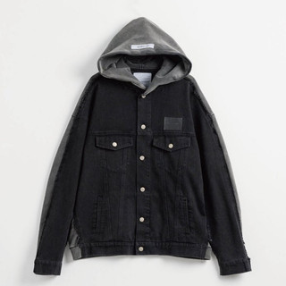 (Wings Select) KILLASYSTEM Hybrid Denim Jacket 牛仔外套 水洗 拼接 寬版