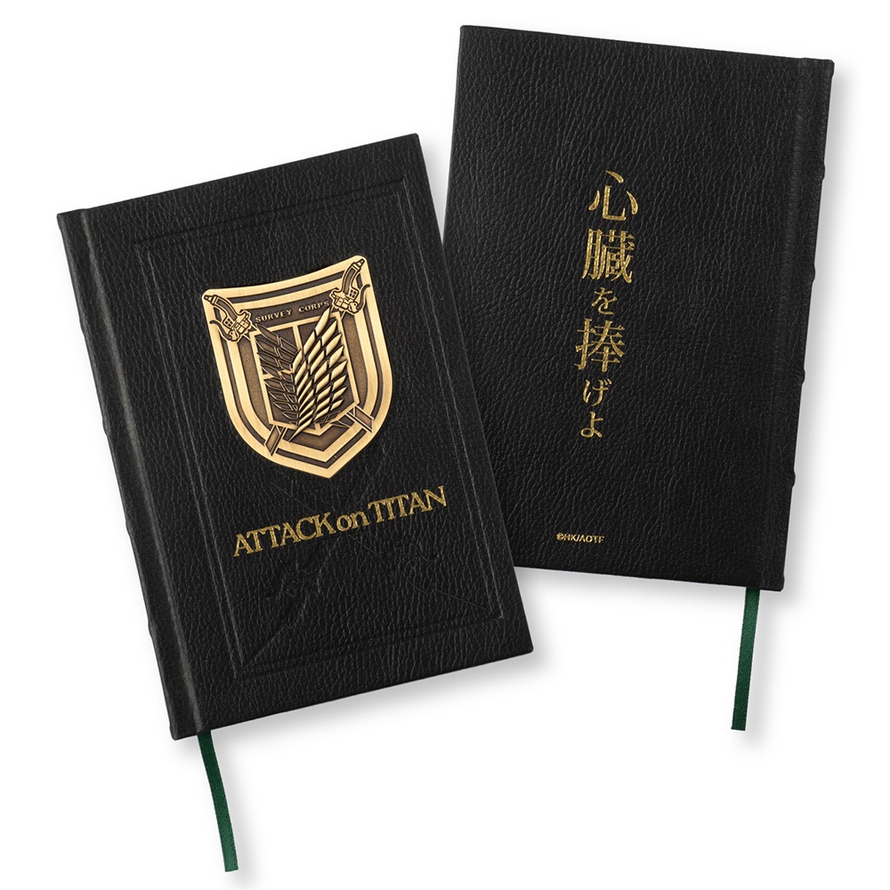 【現貨】木棉花【正版】徽章質感筆記本-進擊的巨人A款(調查兵團)4712926930694/5倉
