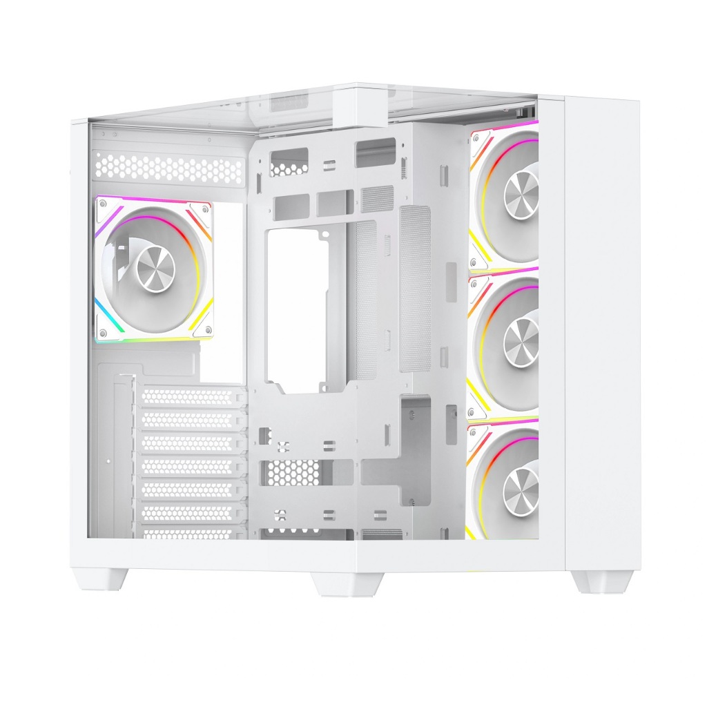 XCP GA-30 電腦電競機殼/三面玻璃/TYPEC/USB3.0/海景房/支援BTF背插主機板