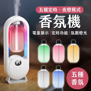 五檔定時 夜燈模式 香氛機 薰香機 擴香機 香氛噴霧 房間香氛 芳香噴霧機 自動噴香機 數顯香薰機