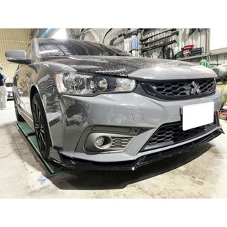 現貨 三菱 lancer fortis 刀鋒款 直上 鋼琴烤漆黑 前下巴 下擾流板 前定風翼 保險桿 下巴 前擾流