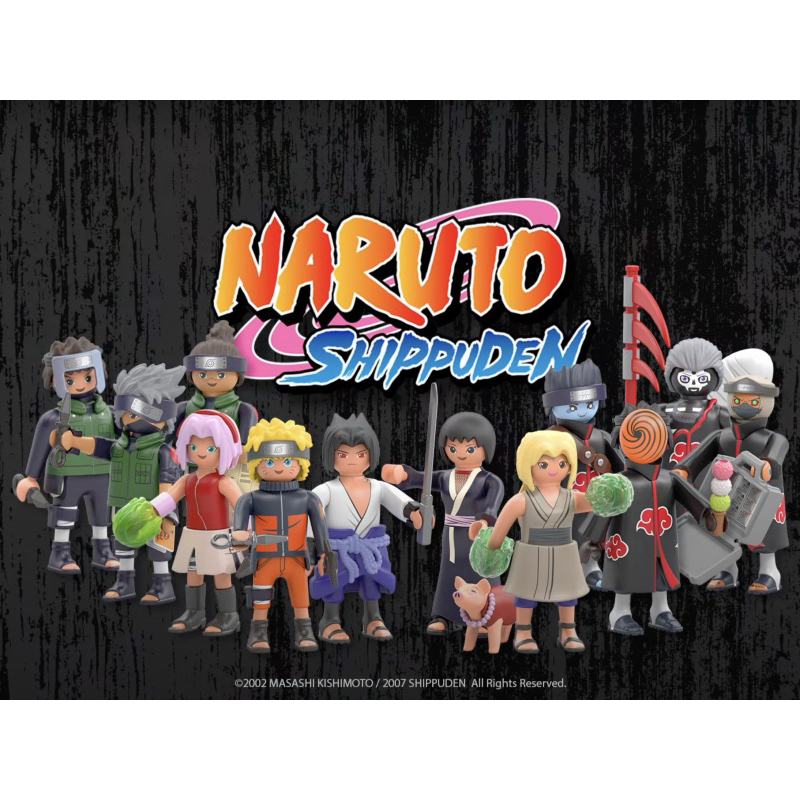 正版盒損 摩比人卡卡西 漩渦鳴人  波風湊 李洛克 佐助火影忍者Playmobil Naruto鳴人 卡卡西 小櫻 特賣