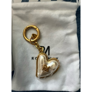 全新 超美RM立體珍珠愛心吊飾 ROBINMAY 原價590