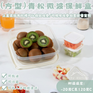 《LIYU OUTLET》KEYWAY聯府｜臺灣製造｜青松方型微波保鮮盒｜食材保鮮盒 水果保鮮盒 蔬菜保鮮盒 冷凍保鮮盒