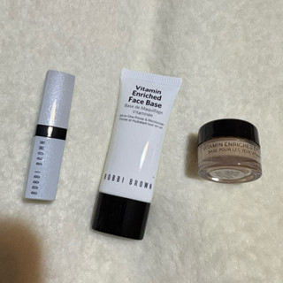 Bobbi Brown 維他命迷你組合 維他命完美乳霜/維他命完美眼霜/護唇膏迷你版 Bare Pink