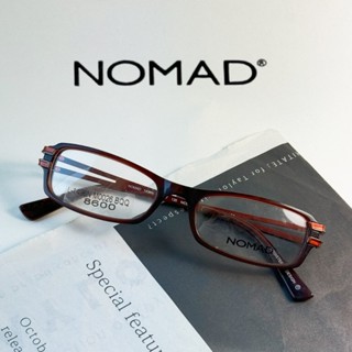 【NOMAD 】法國黑貓品牌｜法國製｜棕色｜雙色設計｜鏡框出清 ｜長方框｜附原廠盒
