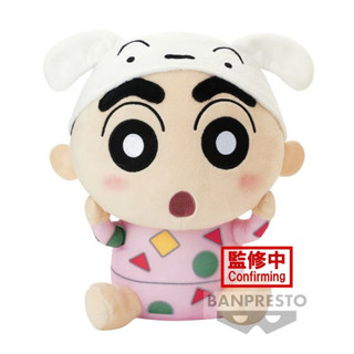 BANPRESTO 景品 蠟筆小新 絨毛玩偶 粉色睡衣派對 A 小新 東海模型