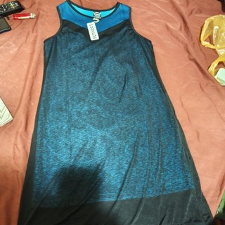 L’ARMURE colorflow dress 鎧甲 排汗透氣 無袖削肩休閒洋裝 運動洋裝 台灣製 含吊牌