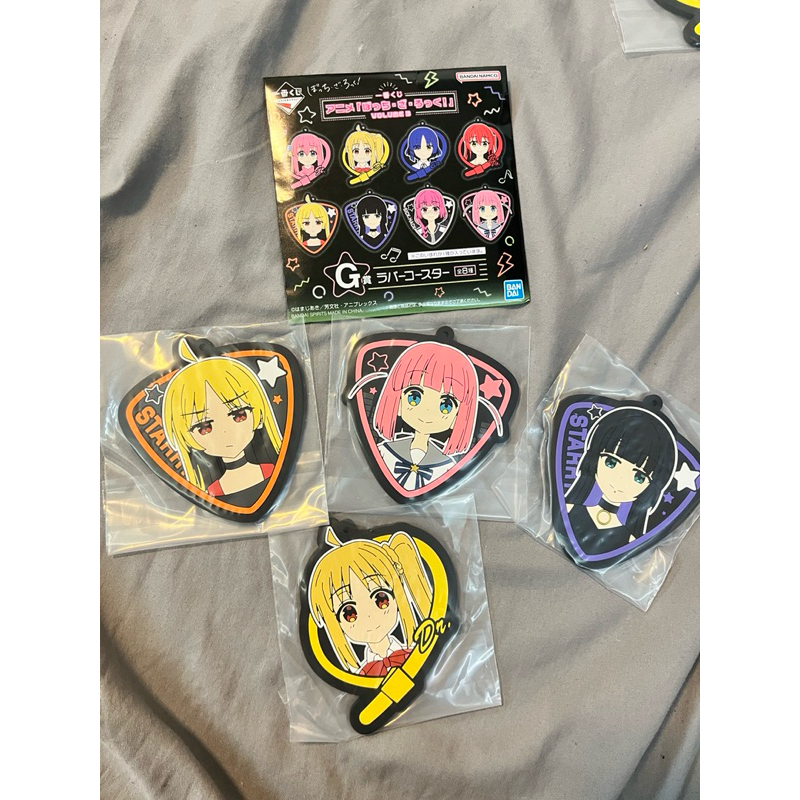 日版 一番賞 孤獨搖滾 VOLUME 3  G賞 軟膠杯墊 小賞 小孤獨