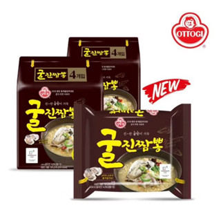 OTTOGI 不倒翁牡蠣風味海鮮拉麵, 4包 (1袋)