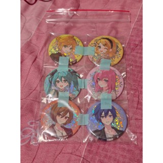 一組 徽章 胸章 プロセカ 世界計畫 世界計劃 niconico超會議 初音 巡音 鏡音 鈴 連 Kaito Meiko