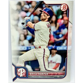 費城人巨星 Bryce Harper 兩屆MVP 國民 2022 Bowman Topps mlb球員卡