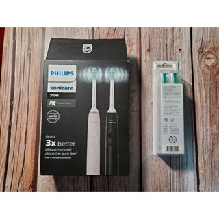 +eSHou+[二手品]Philips 飛利浦 Sonicare 3100系列 電動牙刷(2入)+C1牙刷頭(8入)