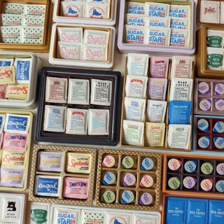 【預購】6分12分 有意思迷你玩具UES 復古罐子.糖包.焦糖餅乾 咖啡店場景 娃娃屋擺設 袖珍傢俱 微縮場景