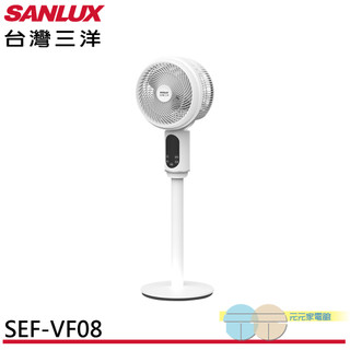 (輸碼95折 HESEPAL95L)SANLUX 台灣三洋 8吋語音聲控 DC循環扇 桌立扇 SEF-VF08