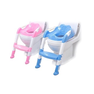 【Hi-toys】熊貓可折疊階梯式兒童輔助坐便器/ 學習馬桶梯