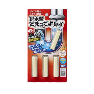 [DYSELECT] 現貨 代購 Aimedia 日本製 排水管 洗淨條 清潔 排水孔 抗菌 除臭 柑橘 廚房 浴室