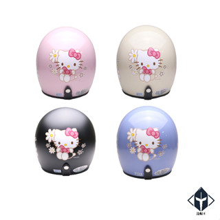 EVO 安全帽 CA-309 Hello Kitty 小花KT 多色可選 半罩 半拆洗 卡通圖案 正版授權