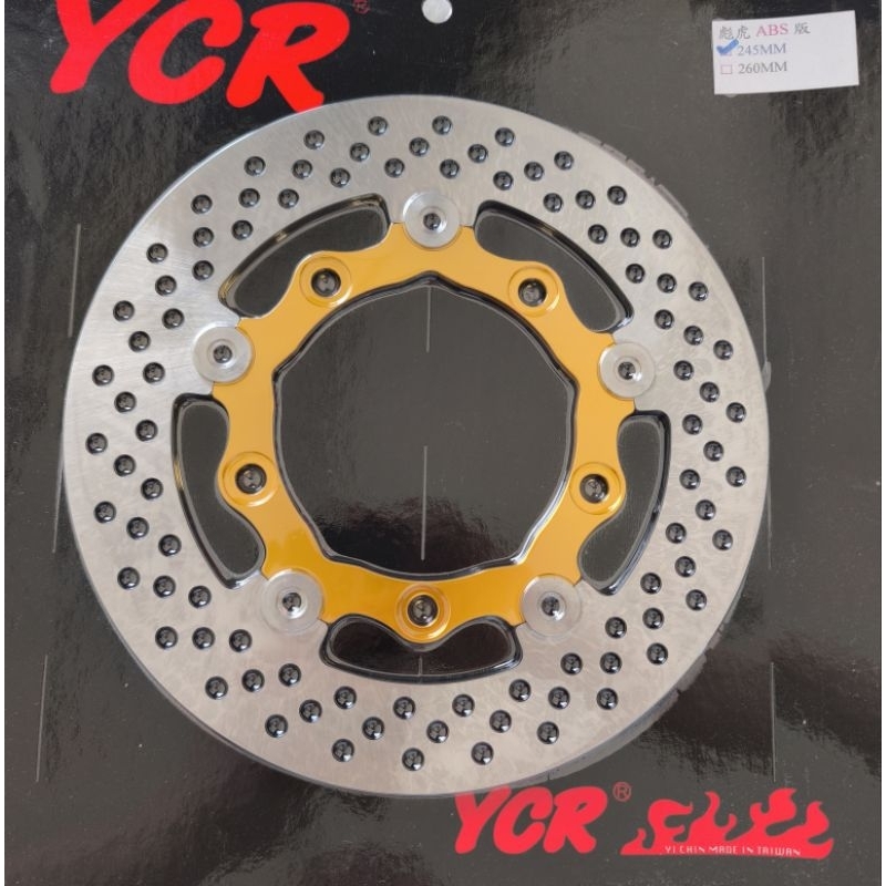 YCR 全新附發票 飆虎 TIG 飈虎 浮動碟盤 245MM ABS版 浮動圓碟 前煞車碟盤 煞車 三種顏色 原規格直上