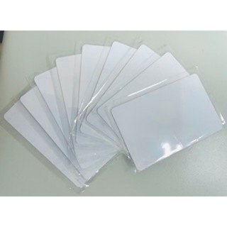 臺灣現貨｜RFID Mifare 13.56MHz 白卡 可打統編 感應式M1晶片卡 感應門禁卡考勤卡 薄卡