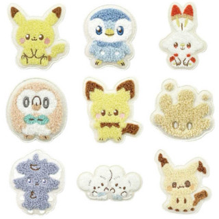 ┃神奇寶貝┃🇯🇵日本正版 現貨 刺繡毛毛徽章 胸針 別針 胸章 木木梟 一家鼠 Pokemon 牛牛天地