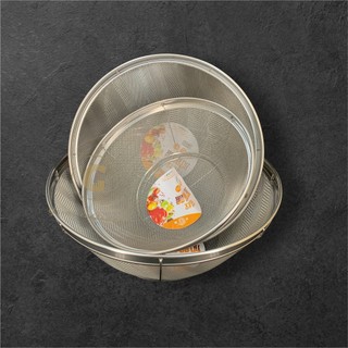 Great tableware《現貨供應》加強圓形篩網-22．25．28CM 粉篩網 濾網 洗菜藍