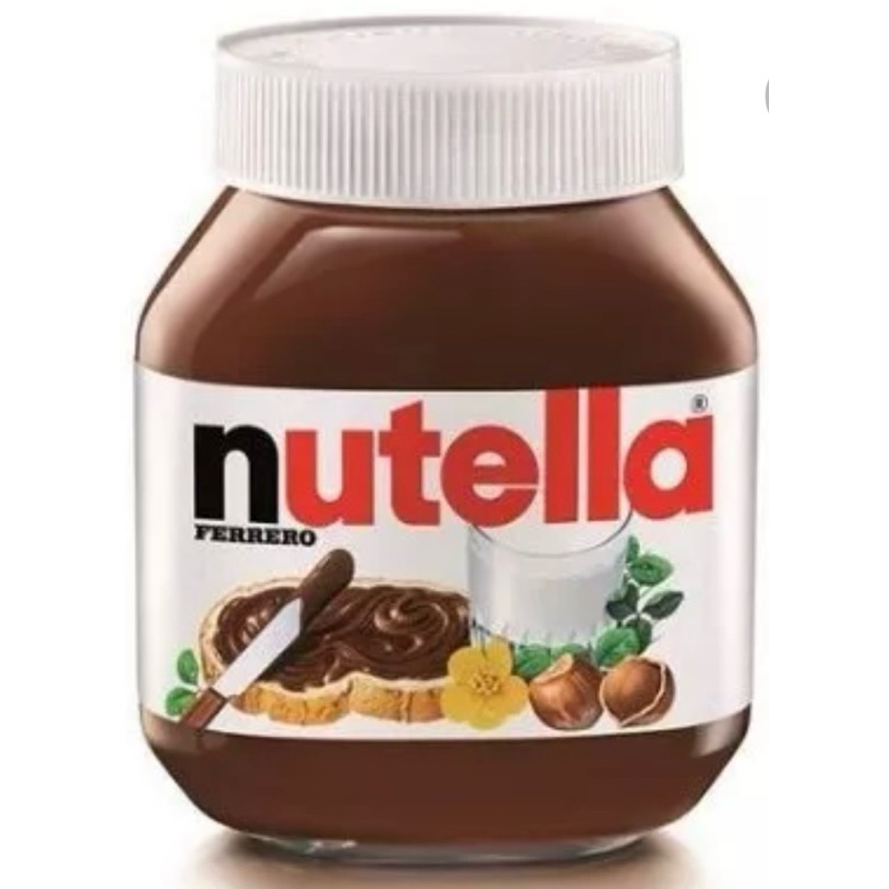 nutella 能多益 榛果可可醬750g 玻璃罐裝 巧克力醬