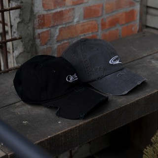 【QUEST】現貨 QUEST BASIC LOGO DESTROYED CAP 刺繡 破壞 老帽 黑色