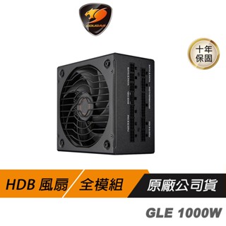 Cougar 美洲獅 GLE 電源供應器 金牌 80Plus ATX 3.1 PCIe Gen 5.1 金牌電源 全模組