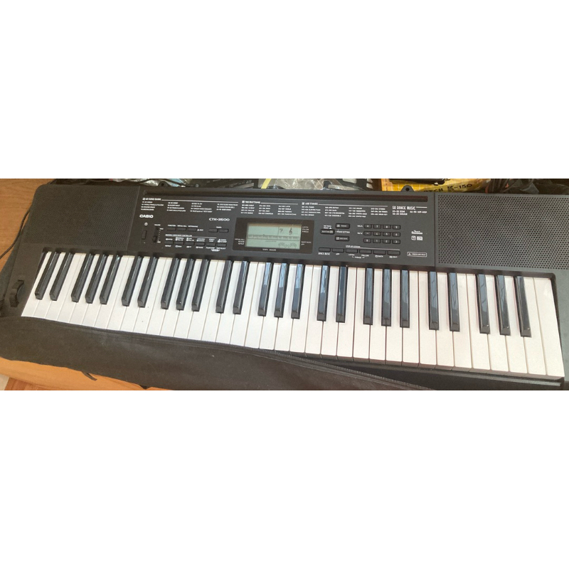 CASIO CTK-3500 61鍵電子琴［二手］