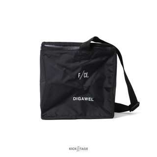 F/CE × DIGAWEL VINYL COOLER BAG 黑 防水拉鍊 可調節背帶 保溫袋【10THFDW002】
