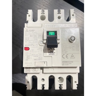 三菱 NV100-SRU 3P 80A 30mA