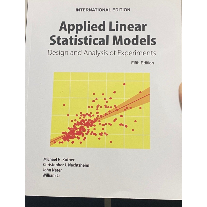 Applied Linear Statistical Models 上下兩本