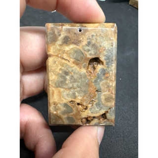 P4696 天然泰國龍宮舍利原礦 靈骨舍利 墜子 無事牌 墜飾 已打孔