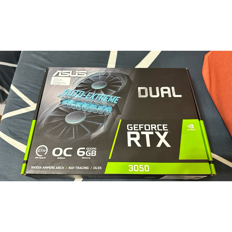 「二手近9成4新顯示卡」華碩ASUS dual-rtx3050-o6g