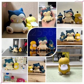 臺灣發貨【睡眠三寶】寶可夢公仔 網紅ins 超可愛 可達鴨/卡比獸小公仔 汽車公仔擺件 車內裝飾 送男女生朋友 生日禮物