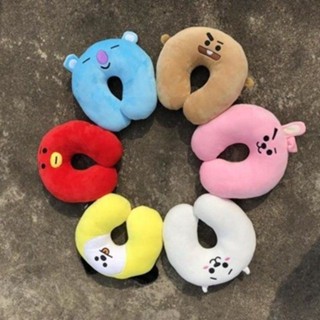 【防彈周邊】BT21頸枕 飛行枕 U型抱枕 BT21娃娃抱枕 TATA KOYA 玩偶抱枕 午睡靠枕 BTS 防彈少年團